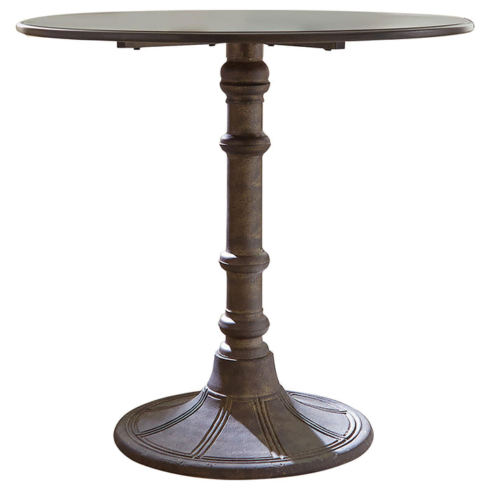Oswego Round Bistro Dining Table Bronze image