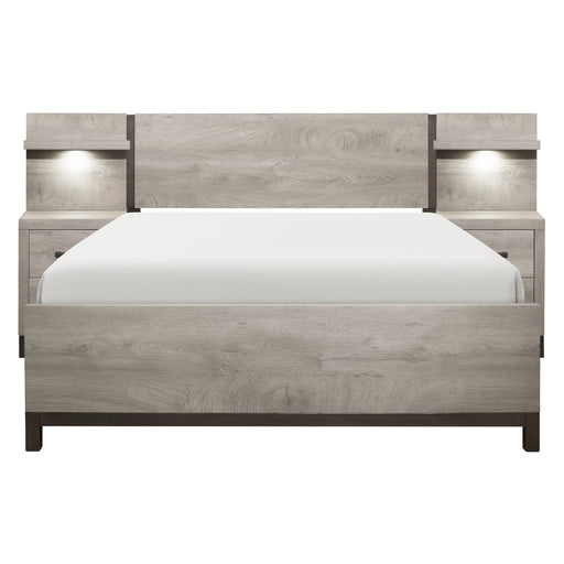 Zephyr-5pc Set Eastern King Wall Bed (EKB+2NS+2NS-P) image