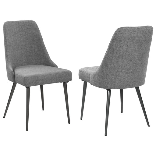 Alan Upholstered Dining Chairs Grey (Set of 2) image
