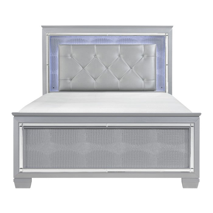 Allura (3)California King Bed, LED Lighting