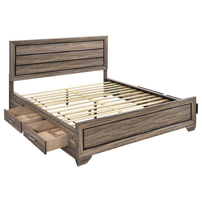 Kauffman Panel Platform Storage Bed