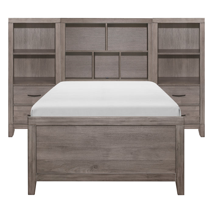 Woodrow-3pc Set Twin Wall Bed (TB+2PNS) image