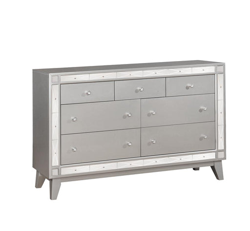 Leighton 7-drawer Dresser Metallic Mercury image