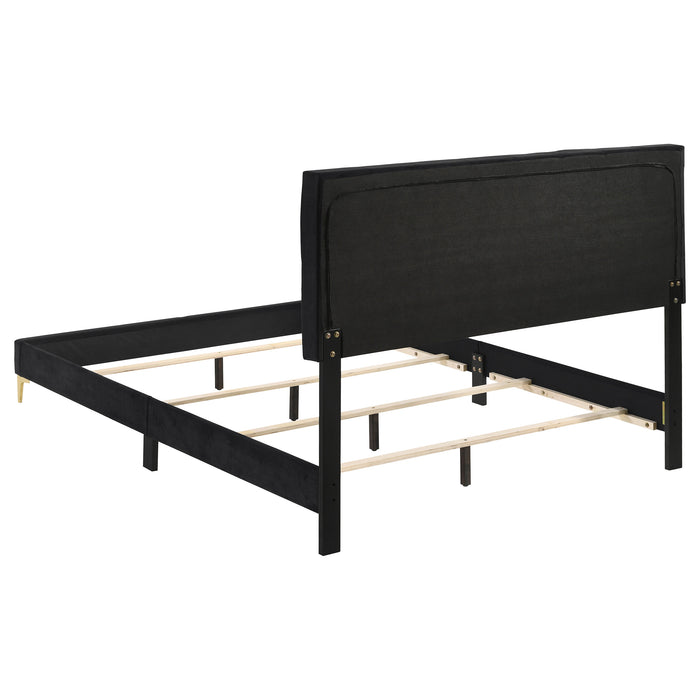Kendall Panel Bed E.King, & Queen Black & White