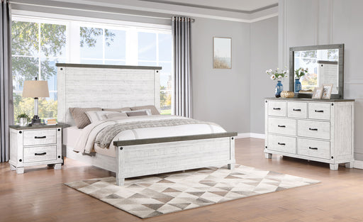 Lilith Bedroom Set Distressed Grey and White image