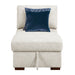 Isla-Armless Convertible Storage Chaise with Click Motion Drop Down Bed image