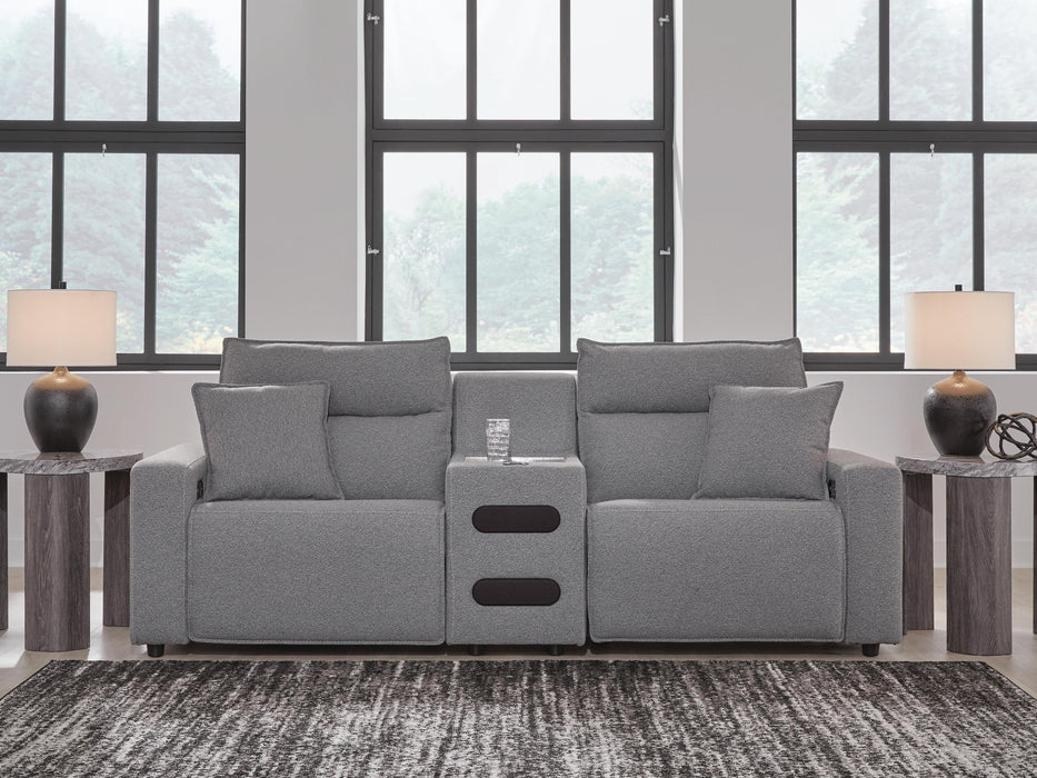 Modmax II Power Reclining Sectional with Audio Console