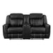Littleton-Double Reclining Love Seat with Center Console, Receptacles and USB Ports image