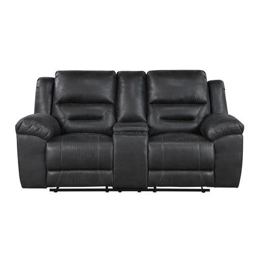 Hazen-Double Reclining Love Seat with Center Console image