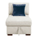 Isla-Armless Convertible Storage Chaise with Click Motion Drop Down Bed image