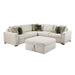 Isla-(5)4-Piece Sectional with Pull-out Bed and Ottoman image