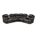 Ramone-(3)3-Piece Power Reclining Sectional with Consoles, Speakers, Subwoofer and LED Lighting image