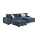 Raife-(3)3-Piece Sectional with Right Chaise and Ottoman image