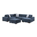 Raife-(5)5-Piece Sectional with Right Chaise and Storage Ottoman image