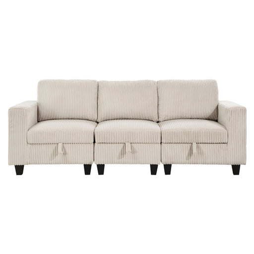 Walterboro-(3)Sofa with Storage, Storage Pouches and Charging Ports image