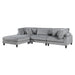 Robstown-(4)4-Piece Modular Sectional with Ottoman image