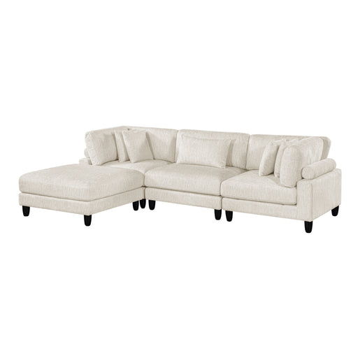 ;Robstown-(4)4-Piece Modular Sectional with Ottoman image