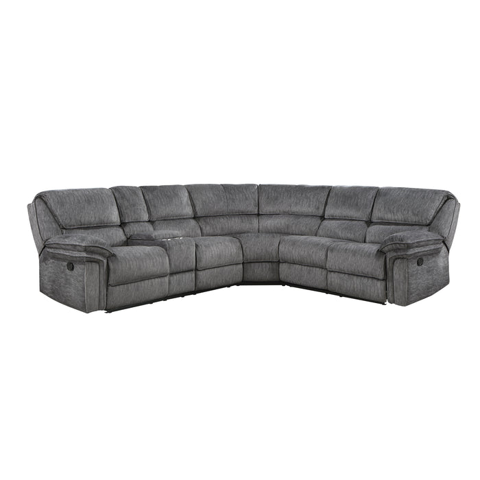 Muirfield-(3)3-Piece Reclining Sectional with Left Console image