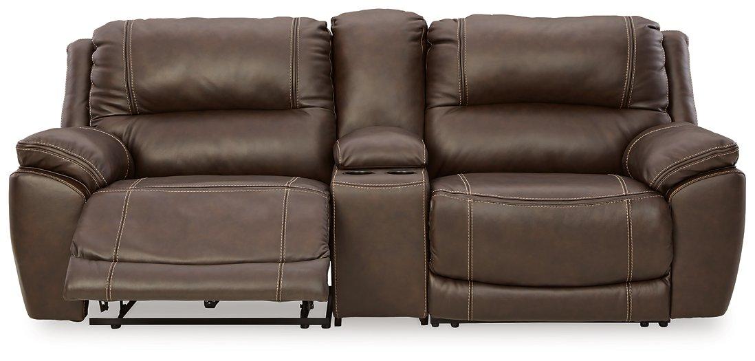 Dunleith 3-Piece Power Reclining Loveseat with Console