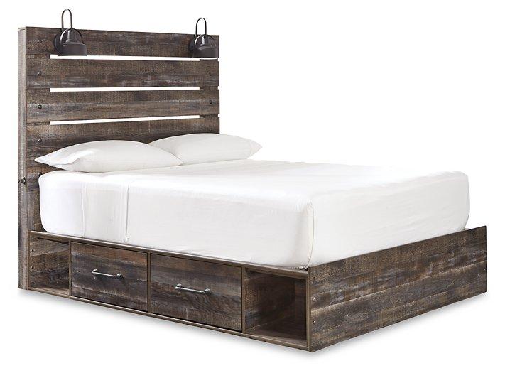 Drystan Bed with 4 Storage Drawers