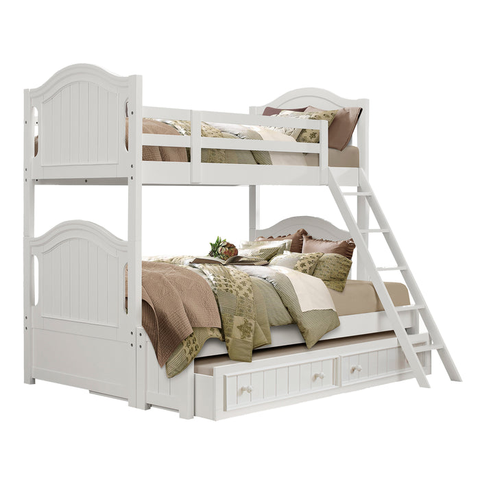 Clementine-(5) Twin/Full Bunk Bed with Twin Trundle image