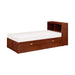 Rowe-(3) Twin Bookcase Platform Bed with Twin Trundle image