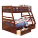 Rowe-(4) Twin/Full Bunk Bed with Storage Boxes image