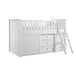 Galen-(6) Low Loft Bunk with Bookcase and 2 Dressers image