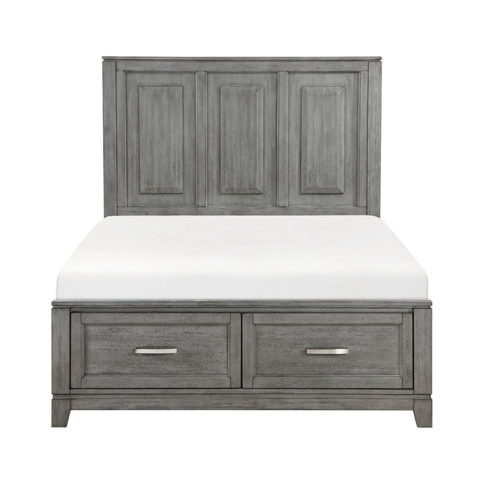 Garretson Full Platform Bed with Footboard Storage image