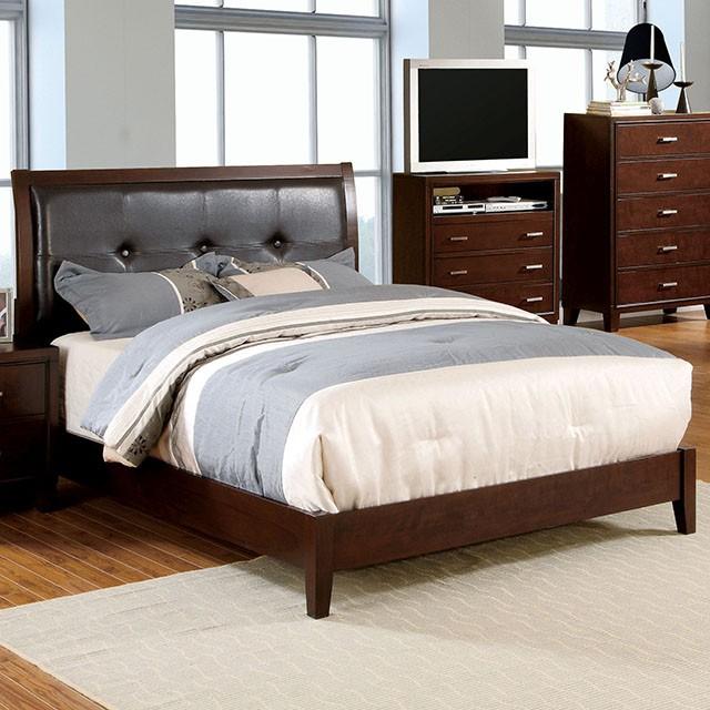 Enrico Bed Brown, Grey, & Black