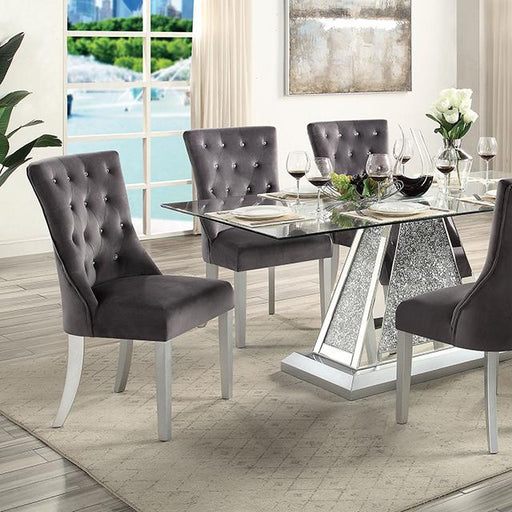 REGENSDORF Dining Table, Metallic Silver image