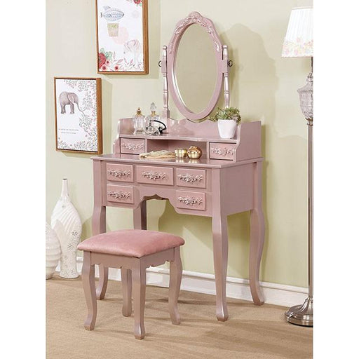 Harriet Rose Gold Vanity w/ Stool image