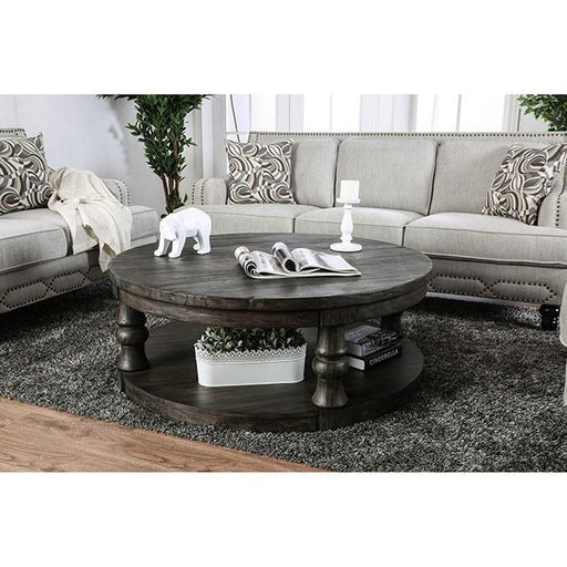 Mika Antique Gray Coffee Table image