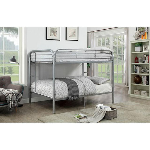 Opal Silver Full/Full Bunk Bed image