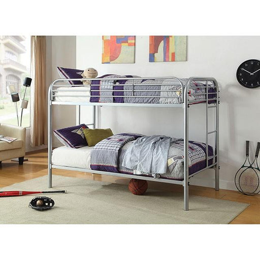 Opal Silver Twin/Twin Bunk Bed image