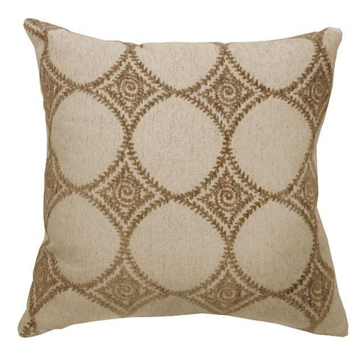 RIYA 22" X 22" Pillow, Beige (2/CTN) image