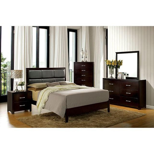 JANINE Espresso Cal.King Bed image