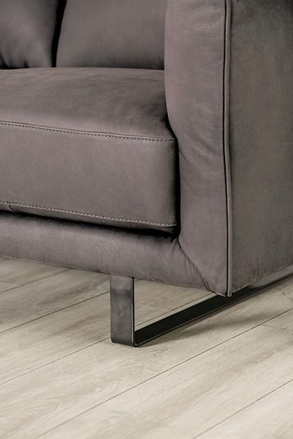 Mezzanotte Loveseat Gray