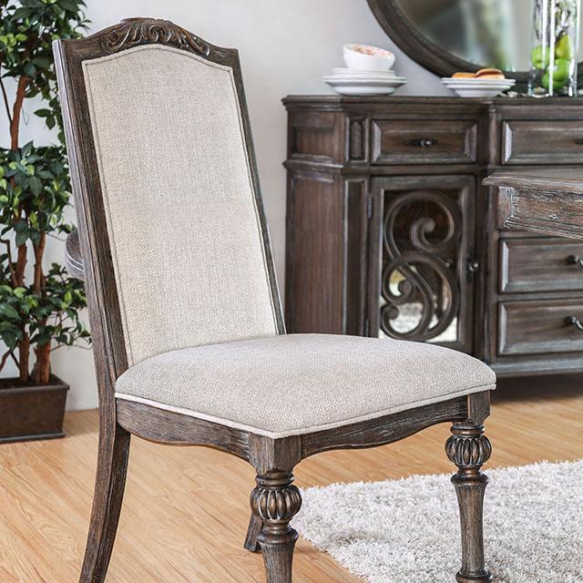 ARCADIA Rustic Natural Tone/ Ivory Side Chair (2/CTN) image