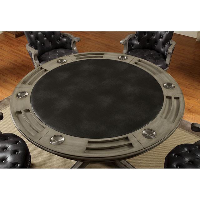 YELENA Gray Game Table