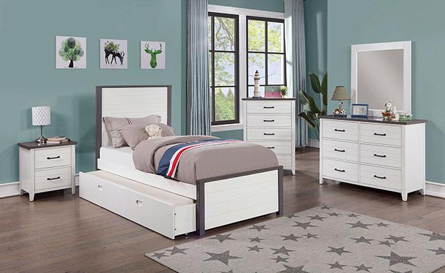 PRIAM Dresser, White/Gray