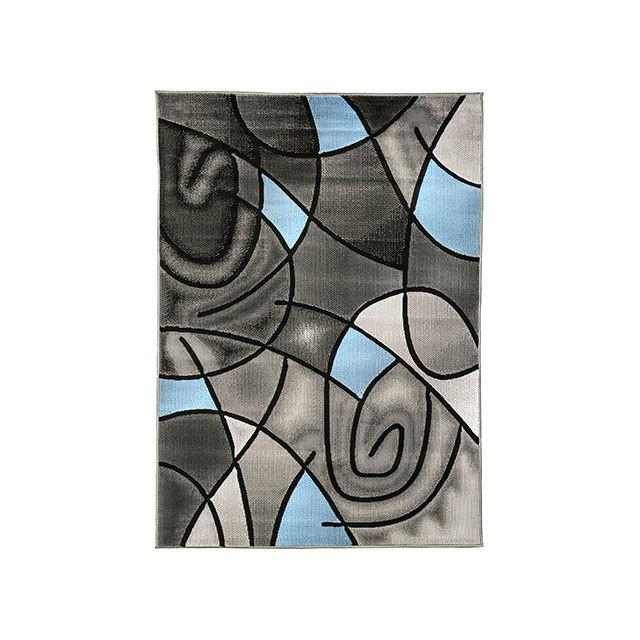 Sivas Charcoal Blue 8' X 10' Area Rug