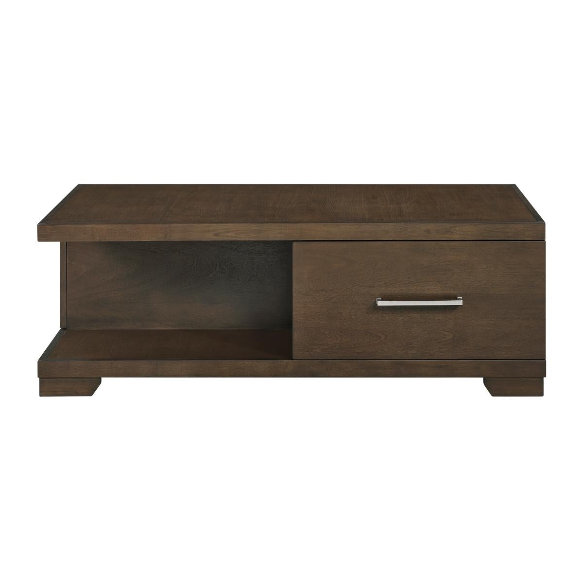 Made of mango veneer wood and engineered wood