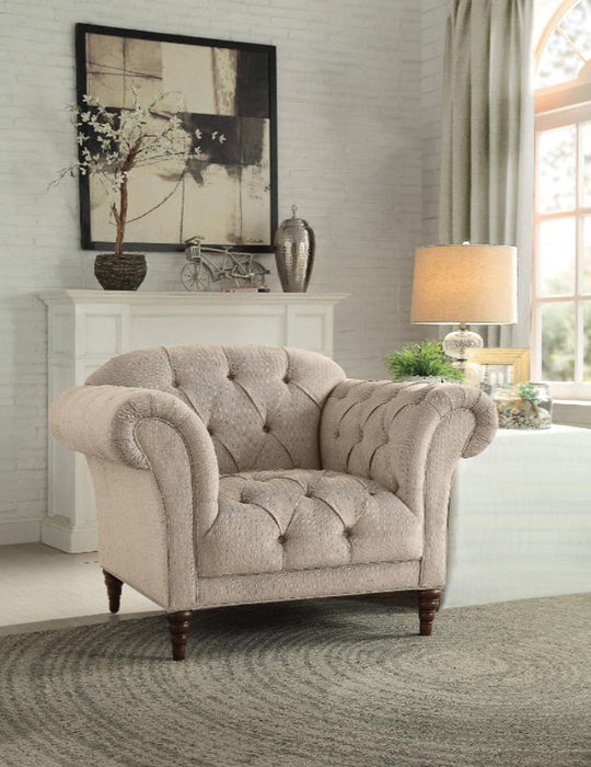 Homelegance Furniture St. Claire Chair in Brown 8469-1