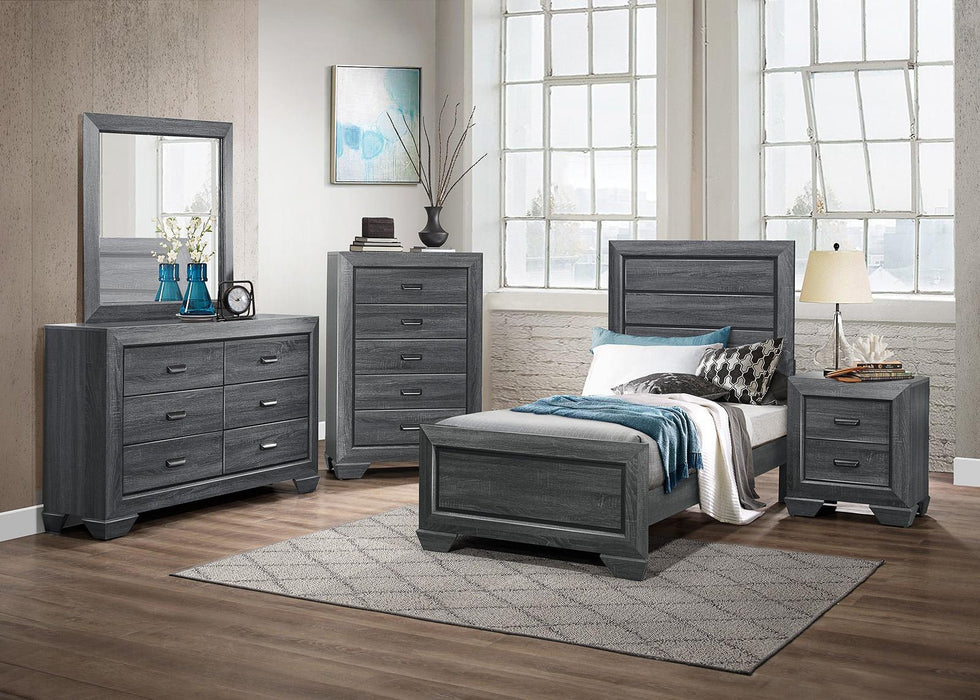 Beechnut Twin Bed in Gray 1904TGY-1