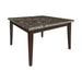 Decatur Counter Height Table, Marble Top image