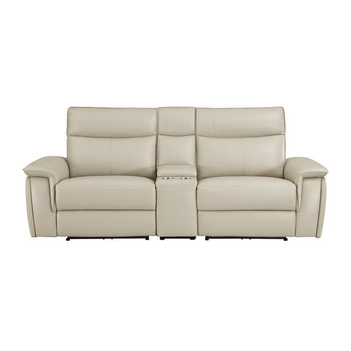 8259RFTP-2CNPWH* - (3)Power Double Reclining Love Seat with Center Console and Power Headrests image
