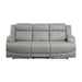 9207GRY-3 - Double Reclining Sofa image