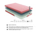 MT-PG07PKF - 7" Pink Full Gel-Infused Memory Foam Mattress and Pillow Set image