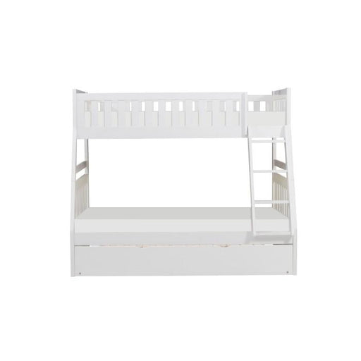 Galen Twin/Full Bunk Bed w/ Twin Trundle in White B2053TFW-1R image